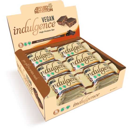   اندلجنس بروتين بار فيقان شوكولاته غامقه بالكراميل 