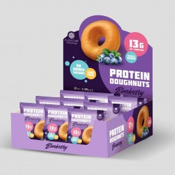 دونات بروتين بالتوت الازرق