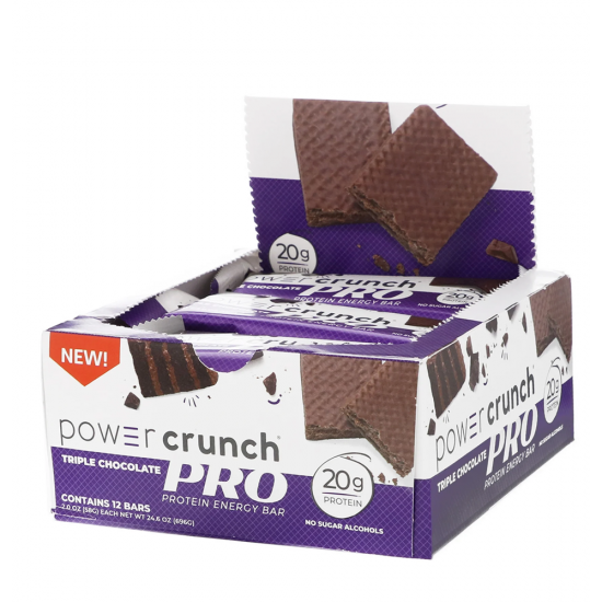   باور كرانش بروتين بار برو تريبل شوكلت