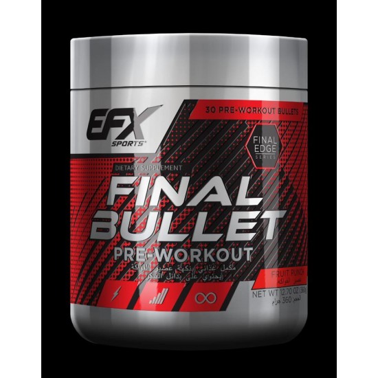  الرصاصة الاخيره منتج طاقة قبل التمرين بالفواكه