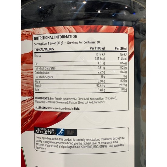 ابلايد بيف اكس بي نكهه الكرز والتفاح خالي من اللاكتوز