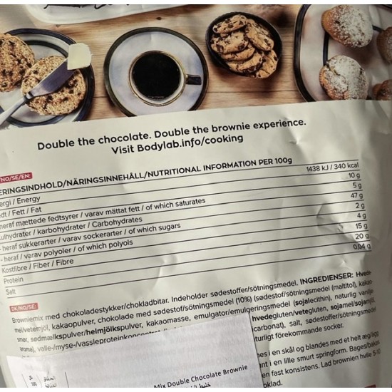  خليط البانكيك والوافل بنكهه الدبل تشوكلت براوني