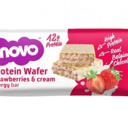 نوفو بروتين ويفر بكريمه الفراوله 