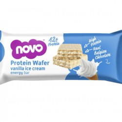 نوفو بروتين ويفر بنكهه ايس كريم الفانيلا 