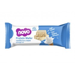 نوفو بروتين ويفر بنكهه ايس كريم الفانيلا 