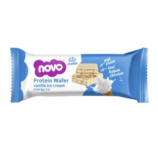 نوفو بروتين ويفر بنكهه ايس كريم الفانيلا 