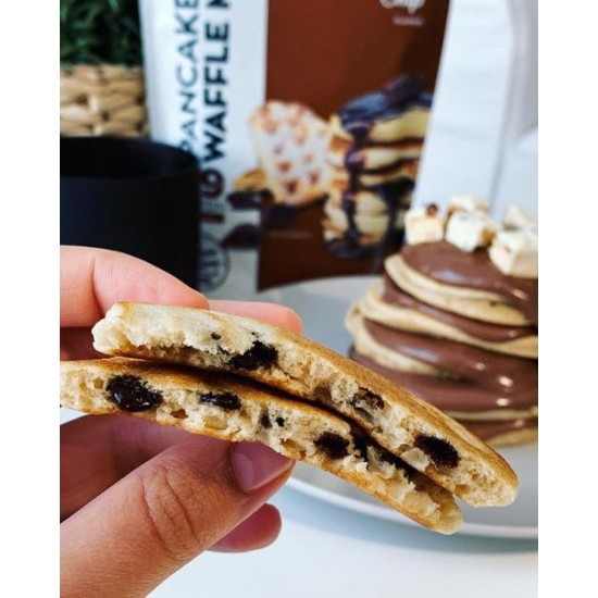 خليط البانكيك والوافل بنكهه التشوكلت 