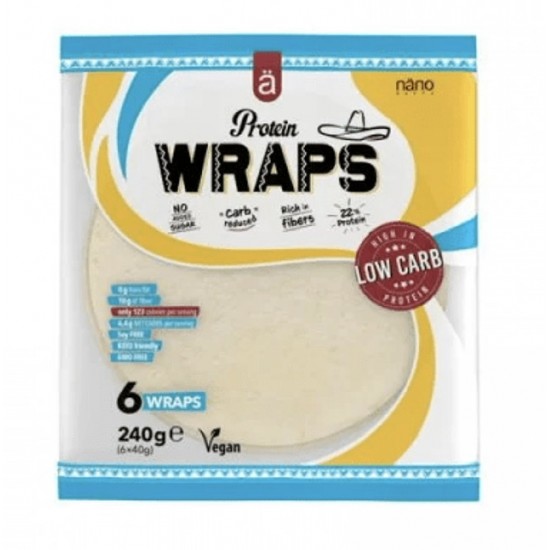 خبز التورتيلا عالي البروتين نانو