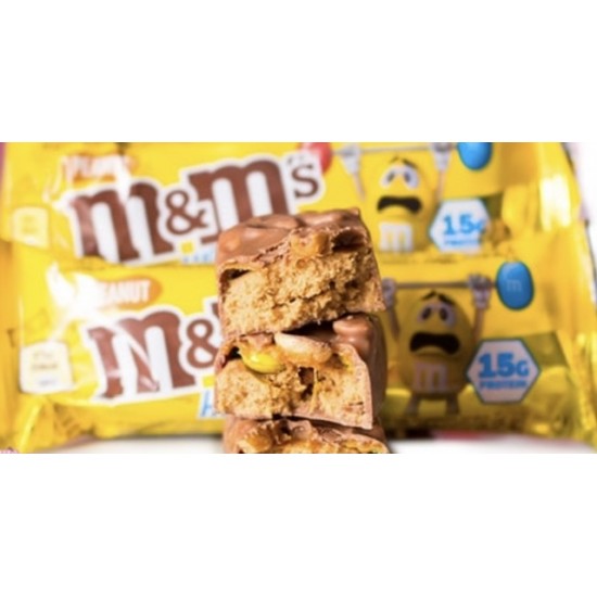 ام اند امز هاي بروتين بار بالفول السوداني 