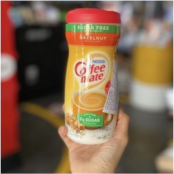 مبيض القهوه بنكهه البندق خالي من السكر 