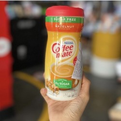 مبيض القهوه بنكهه البندق خالي من السكر 