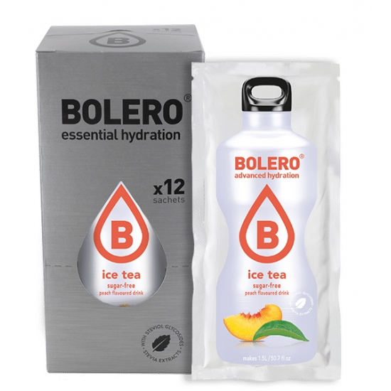 منكهه الماء من بوليرو شاي مثلج بالخوخ