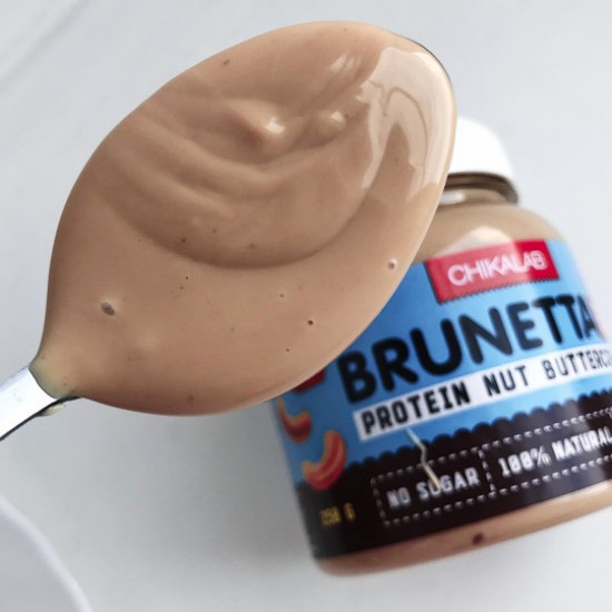  برونيتا بروتين زبده البندق بالكراميل المملح