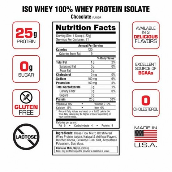  لابرادا ايزو واي بروتين تشوكلت