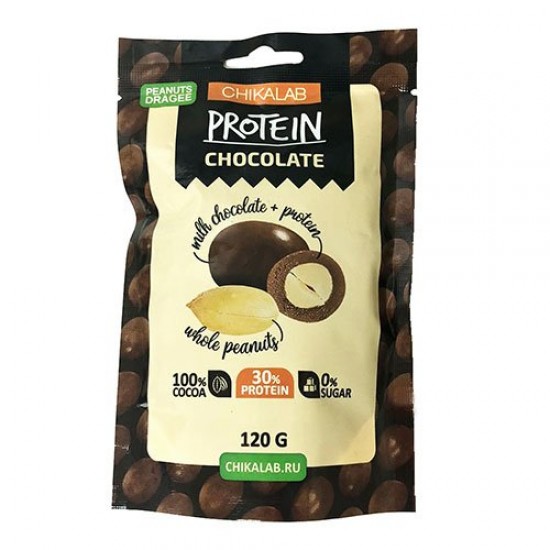 كرات الشوكلاته بالفول السوداني عالي البروتين شيك لاب