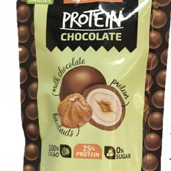 كرات الشوكلاته بالبندق عالي البروتين شيك لاب