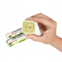 بروتين بار بالشوكولاته البيضاء والبيستاشو 