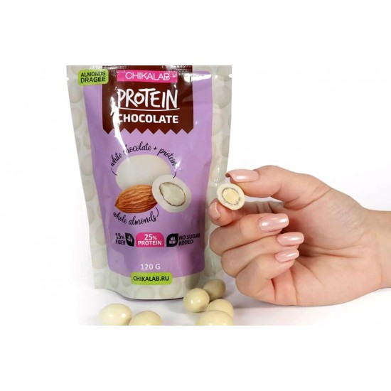 كرات الشوكولاته البيضاء باللوز شيك لاب