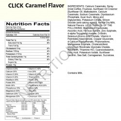 كليك قهوه بروتين بالكراميل 
