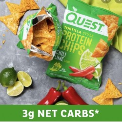  كويست بروتين شيبس بالفلفل والليمون