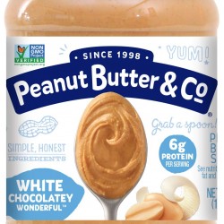  زبدة الفول السوداني الشوكولاته البيضاء