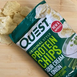   كويست بروتين شيبس بصل و كريمه حامضه 