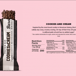  باربيلز بروتين بار كوكيز كريم