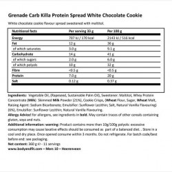 زبدة قرينيد بالشوكولاته البيضاء والكوكيز 