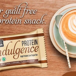  اندلجنس بروتين بارشوكولاته بالحليب والكراميل 